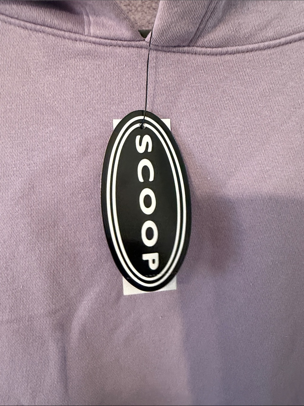 NWT Scoop Lavender Hoodie Sweatshirt - Women's Pullover - Picture 2 of 3